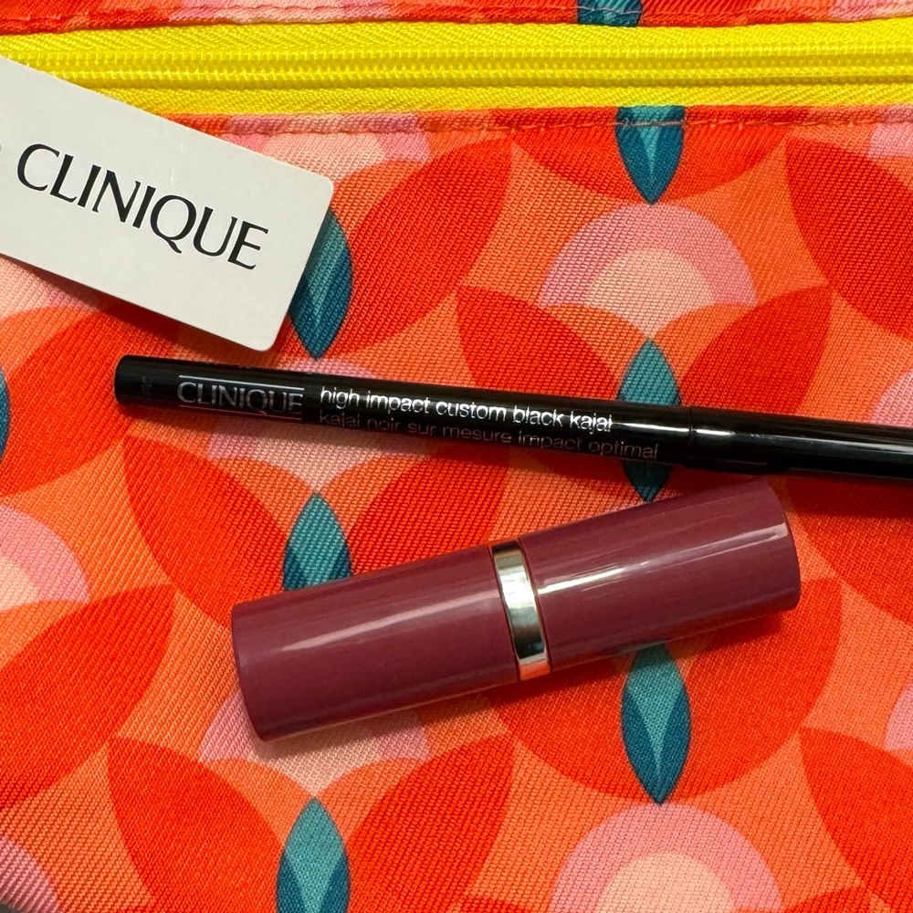 Clinique Eyeliner and Lipstick